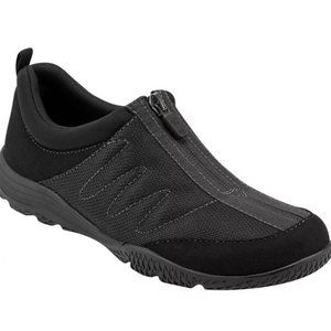 Women's Easy Spirit 'Cave' Zip-up Black Walking Shoes Size 8M - NEW!